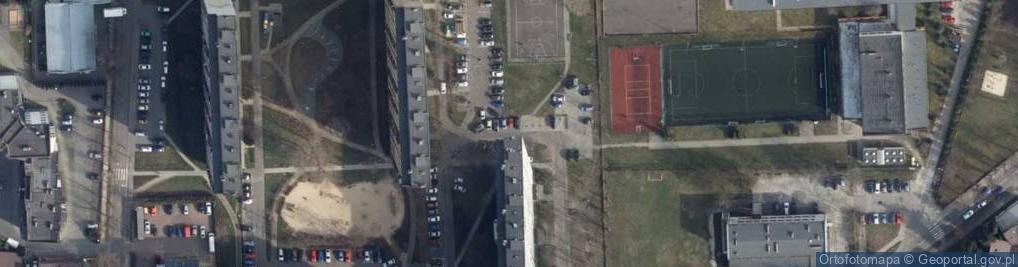 Zdjęcie satelitarne Osiedle Żołnierzy POW (Bełchatów)