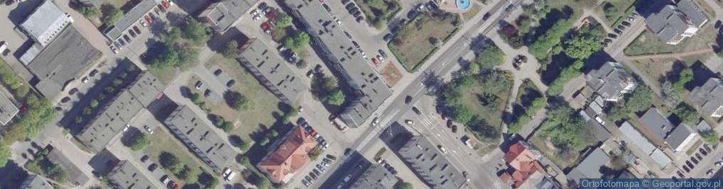 Zdjęcie satelitarne Ostrów Mazowiecka