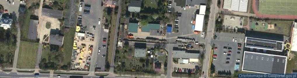 Zdjęcie satelitarne Ożarów Mazowiecki