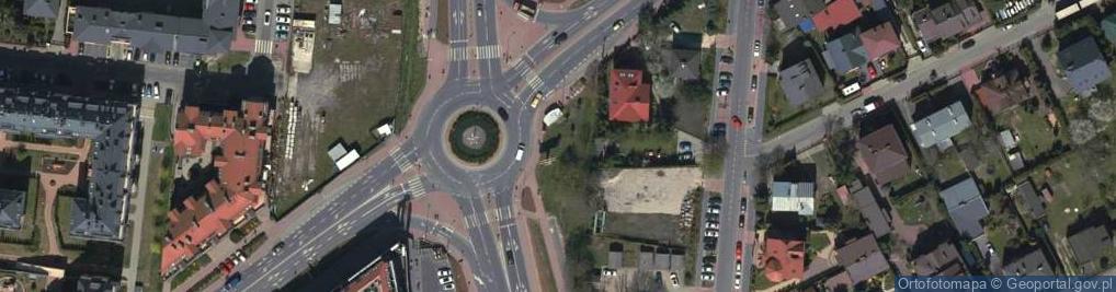 Zdjęcie satelitarne Piastów