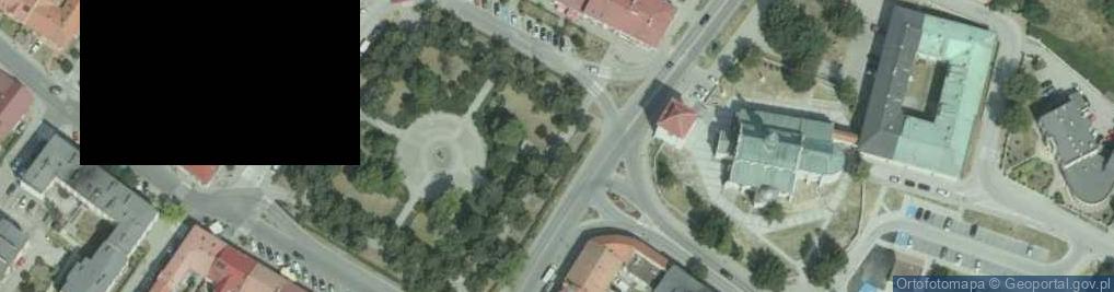 Zdjęcie satelitarne Pińczów