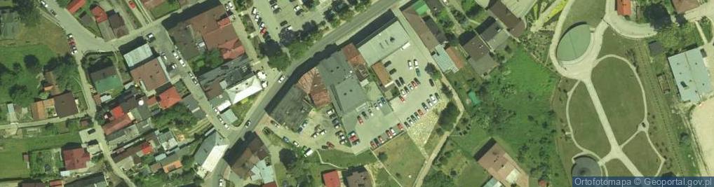 Zdjęcie satelitarne Piwniczna-Zdrój