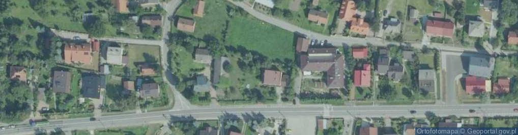 Zdjęcie satelitarne Podłęże (powiat wielicki)