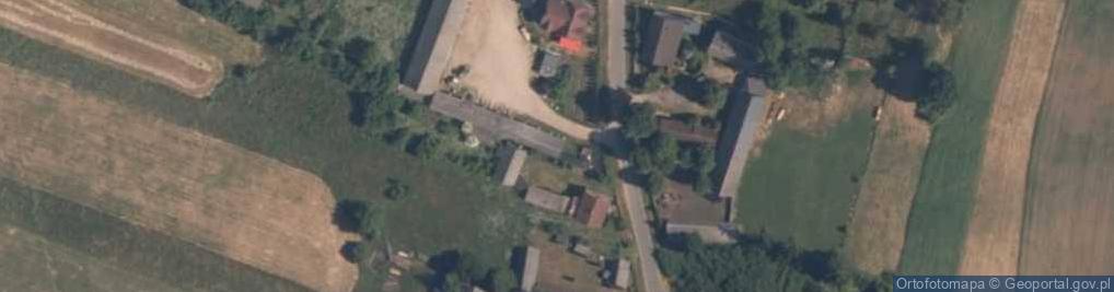 Zdjęcie satelitarne Ponikła (województwo łódzkie)