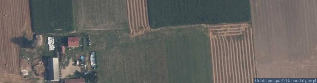 Zdjęcie satelitarne Potyry (gajówka)