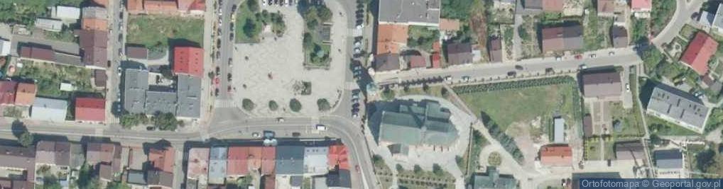 Zdjęcie satelitarne Proszowice