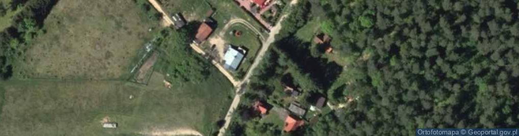 Zdjęcie satelitarne Przystań Jaskółka - Jezioro Bełdany