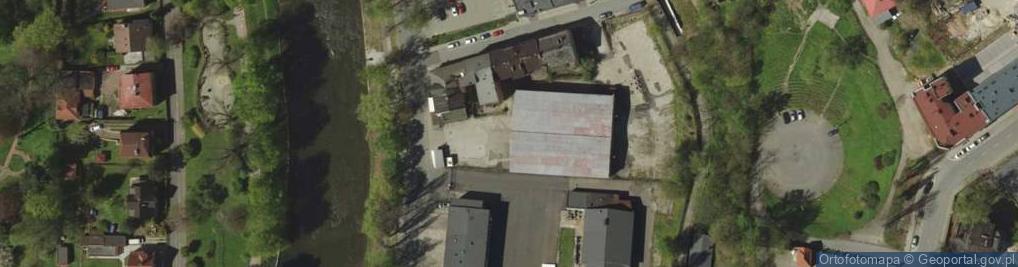 Zdjęcie satelitarne Przystań Kajakowa - Kemping Olza