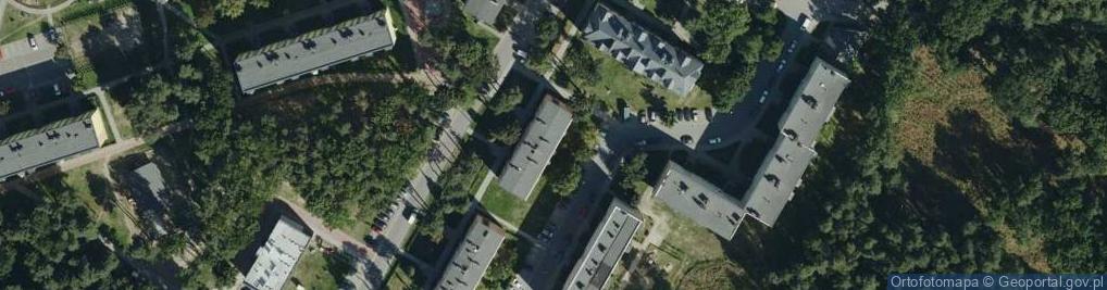 Zdjęcie satelitarne Pustków Osiedle