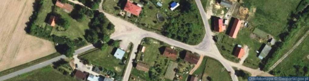 Zdjęcie satelitarne Róg (województwo warmińsko-mazurskie)