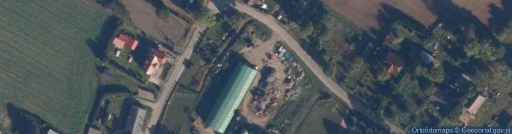 Zdjęcie satelitarne Rozwory (województwo pomorskie)