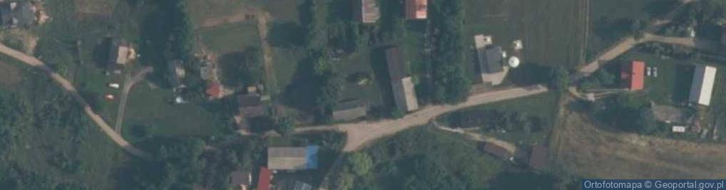 Zdjęcie satelitarne Rybaki (powiat kościerski)