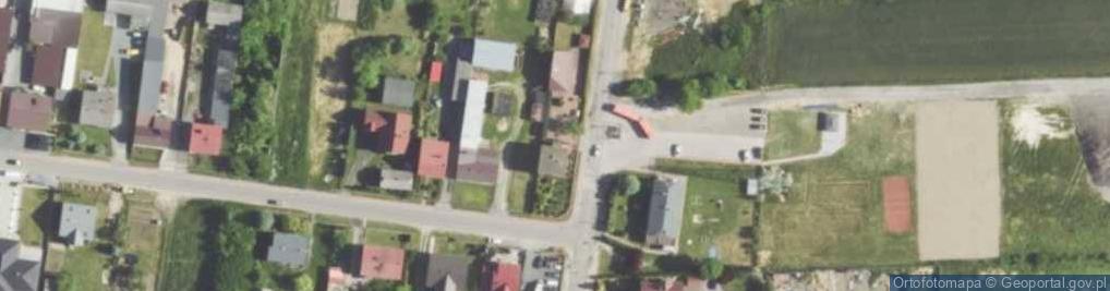 Zdjęcie satelitarne Siedlec (gmina Mstów)