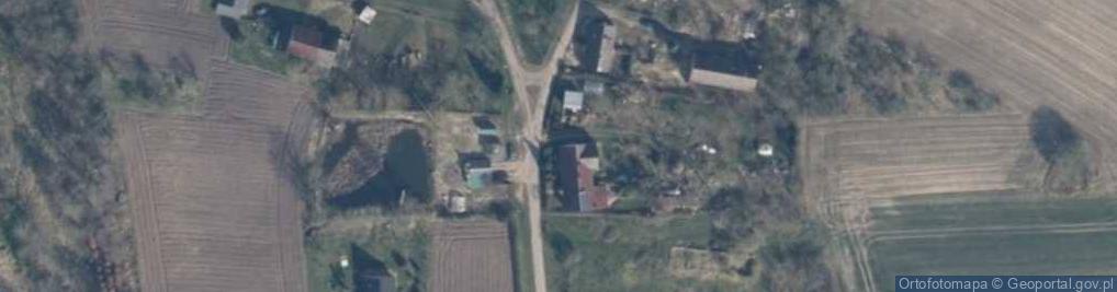 Zdjęcie satelitarne Skalin (powiat gryficki)