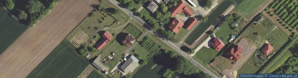 Zdjęcie satelitarne Skrzynice-Kolonia