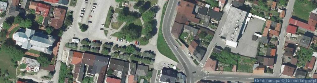 Zdjęcie satelitarne Słomniki