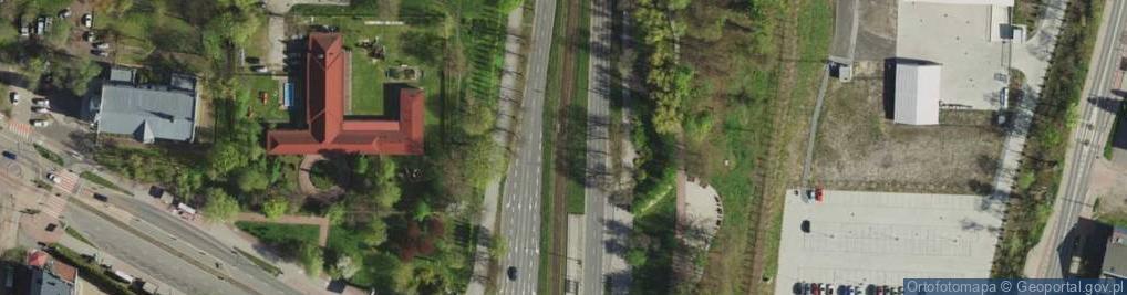 Zdjęcie satelitarne Sosnowiec