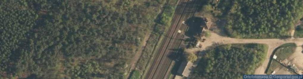 Zdjęcie satelitarne Stacja Poddębice