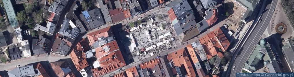 Zdjęcie satelitarne Stare Miasto w Bielsku-Białej
