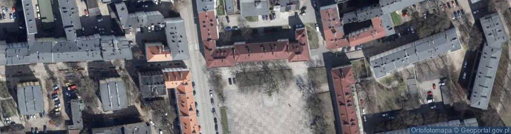 Zdjęcie satelitarne Stare Miasto w Łodzi