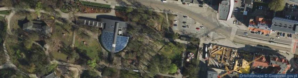 Zdjęcie satelitarne Stare Zoo w Poznaniu