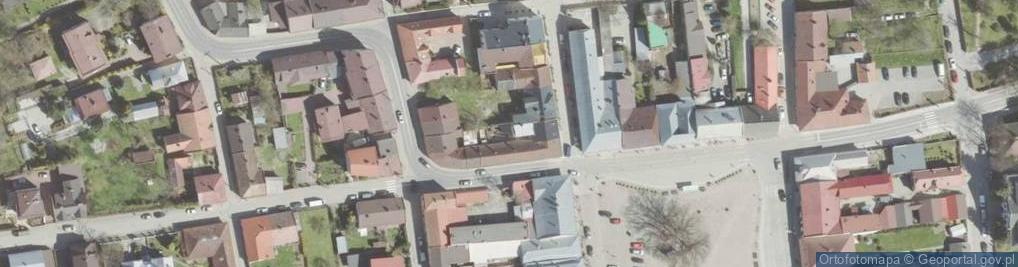 Zdjęcie satelitarne Stary Sącz