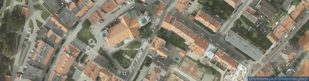 Zdjęcie satelitarne Stowarzyszenie Agroturystyczne Gór Kaczawskich