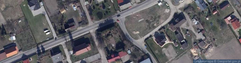Zdjęcie satelitarne Strączno