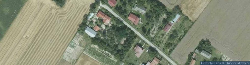 Zdjęcie satelitarne Świerczyna (województwo świętokrzyskie)