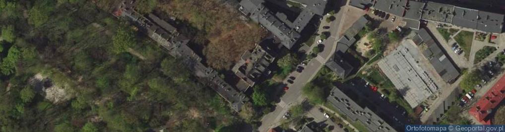 Zdjęcie satelitarne Szpital miejski przy ulicy gen. Józefa Bema w Raciborzu