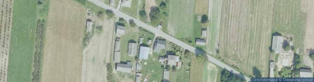 Zdjęcie satelitarne Tomaszów (gmina Tarłów)