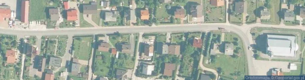 Zdjęcie satelitarne Tomice (województwo małopolskie)