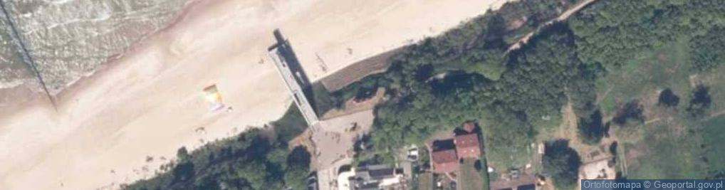 Zdjęcie satelitarne Trzęsacz (powiat gryficki)