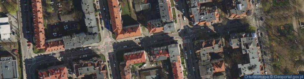 Zdjęcie satelitarne Ulica Henryka Siemiradzkiego w Poznaniu