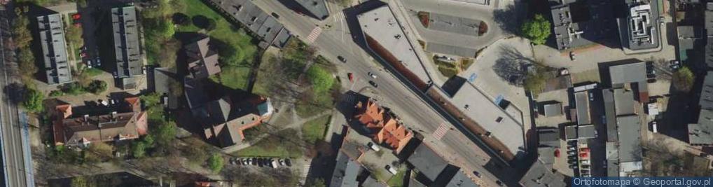 Zdjęcie satelitarne Ulica Karola Świerczewskiego w Siemianowicach Śląskich