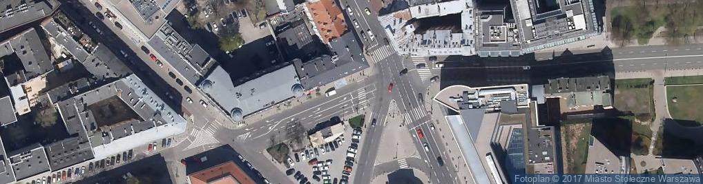 Zdjęcie satelitarne Ulica Nowy Świat w Warszawie