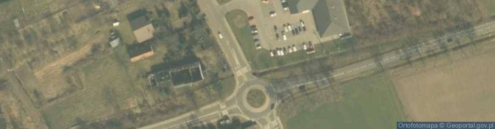 Zdjęcie satelitarne Uniejów