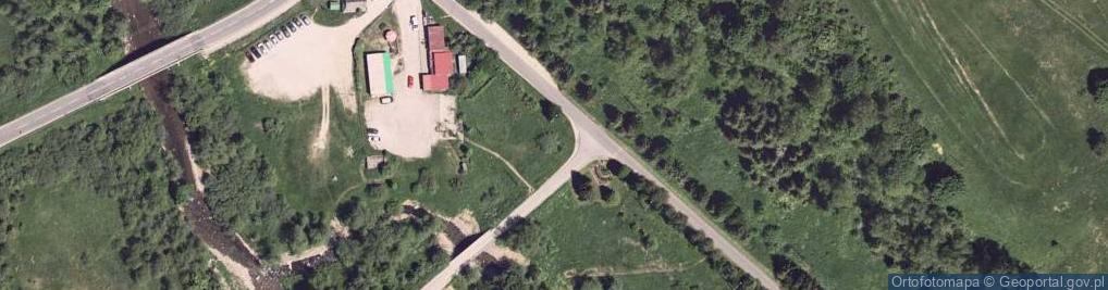 Zdjęcie satelitarne Ustrzyki Górne