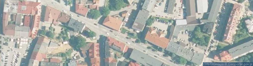 Zdjęcie satelitarne Wadowice
