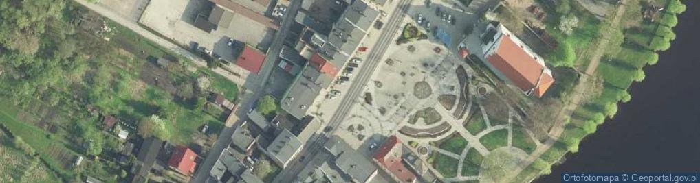 Zdjęcie satelitarne Więcbork