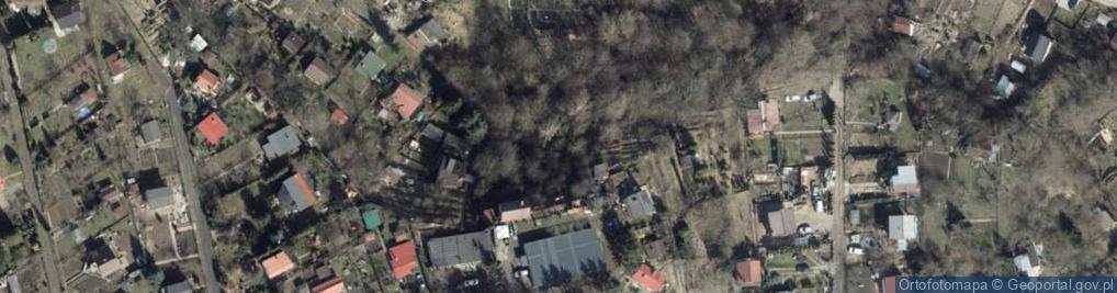 Zdjęcie satelitarne Wieża Bismarcka w Szczecinie