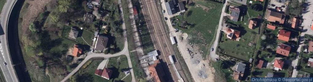 Zdjęcie satelitarne Wilkowice Bystra