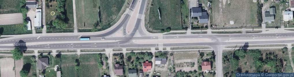 Zdjęcie satelitarne Wólka Dobryńska