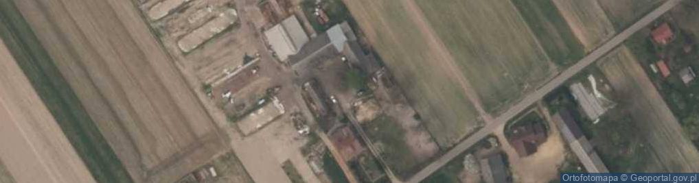 Zdjęcie satelitarne Wrony (województwo łódzkie)