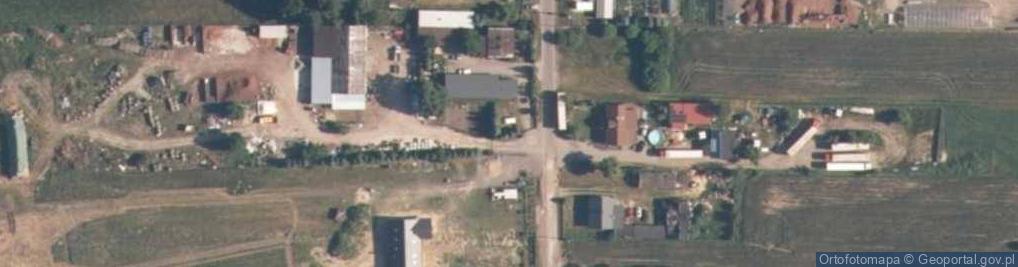 Zdjęcie satelitarne Wykno (gmina Ujazd)