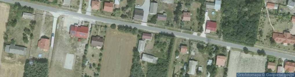 Zdjęcie satelitarne Zagajów (powiat pińczowski)