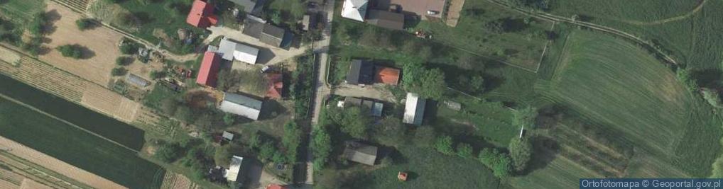 Zdjęcie satelitarne Zalesie (gmina Iwanowice)