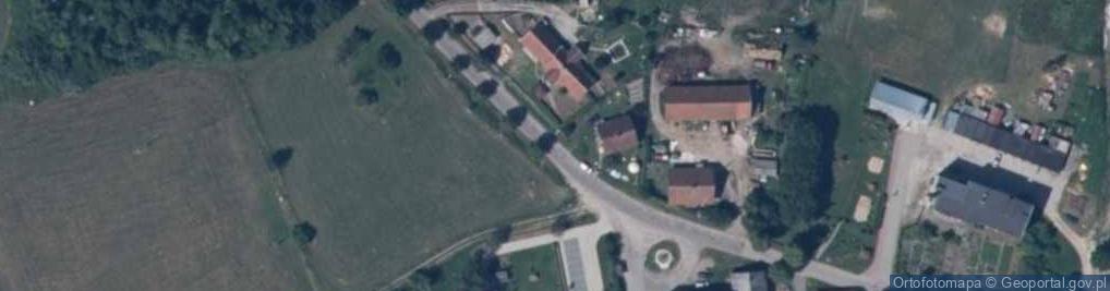 Zdjęcie satelitarne Zalesie (powiat elbląski)