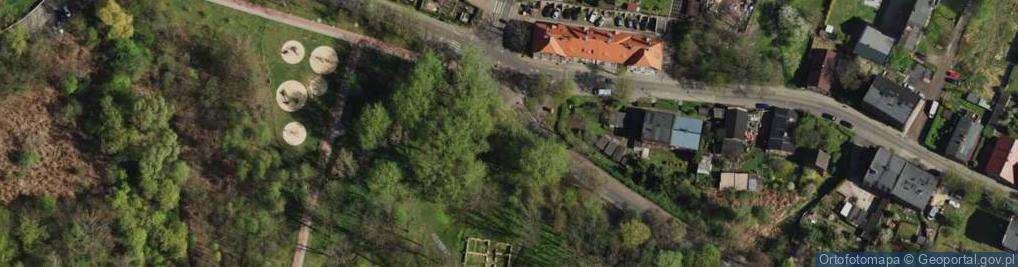 Zdjęcie satelitarne Zamek w Rudzie Śląskiej