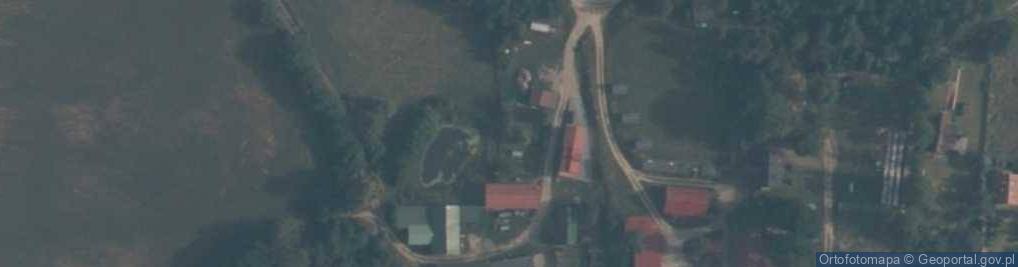 Zdjęcie satelitarne Zielony Dwór (powiat bytowski)
